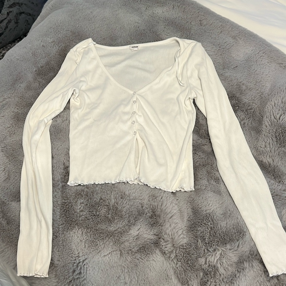 White button up long sleeve